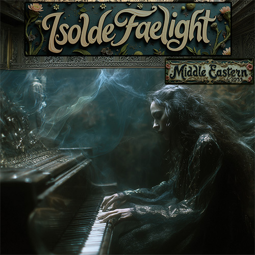 Middle Eastern Piano album cover by Isolde FaeLight