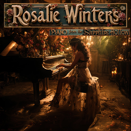 Piano from the Sapphire Hollow album cover by Rosalie Winters
